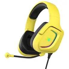 ყურსასმენი 2E HG340 Wired Gaming Headset RGB, USB 7.1, Yellow