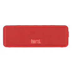პორტატული დინამიკი 2E SOUNDXBLOCK TWS MP3 WIRELESS WATERPROOF Red 2E-BSSXBWRD