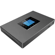 IP PBX მოწყობილობა Grandstream UCM6301 IP PBX appliance 1 FXO ports 1 FXS ports Dual GigE RJ45 Ethernet ports with PoE Plus