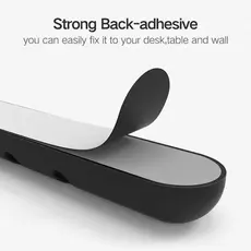 კაბელების მენეჯერი UGREEN LP114 (30762) Cable organizer 2 Pack silicone usb cable winder flexible cable control cable with clips holder for mouse headphones Black, 4 image