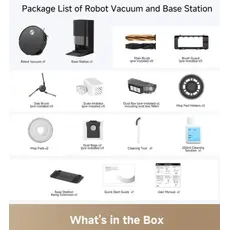 რობოტი მტვერსასრუტი DREAME X50 Ultra Black/RLX85CE-4, 3 image