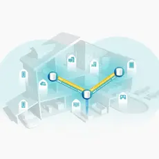 Wi-Fi როუტერი TP-Link Deco X60 (3-pack) AX3000 Whole Home Mesh Wi-Fi 6 System, 4 image