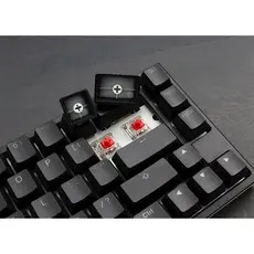 კლავიატურა Ducky Keyboard  One 2 SF, Cherry Speed Silver, RGB LED, RU, Black-White, 6 image