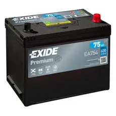 აკუმულატორი Exide PR EA754 75 ა*ს JIS R+