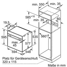 ელექტრო ღუმელი BOSCH HBG974LB1, 7 image
