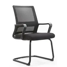 ვიზიტორის სავარძელი Furnee MS899C, Visitor Chair, Black, 2 image