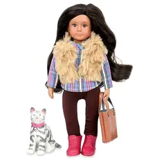თოჯინა და კატა LORI 6" DOLL (HS) & PET CAT