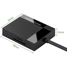 ბარათის წამკითხველი UGREEN CR125 (30333) USB 3.0 All-in-One Card Reader 0.5M, 8 image