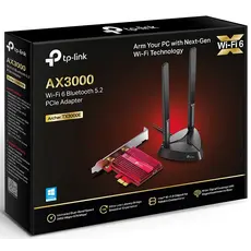 Wi-Fi ადაპტერი TP-Link Archer AX3000E Wi-Fi 6 Bluetooth 5.2 PCIe Adapter, 5 image