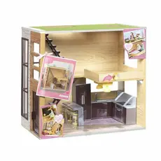 სათამაშო სახლი LORI LORI WOOD HOUSE FOR 6" DOLL LO37004Z