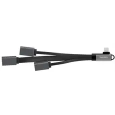 ადაპტერი Logilink UA0361 USB-C Hub, 90° USB-C plug to 2x USB, 3 image