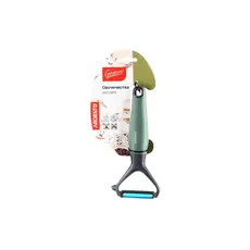 ბოსტნეულის სათლელი ARDESTO Peeler  Gemini, gray/green, s/s, pp with soft touch, 3 image