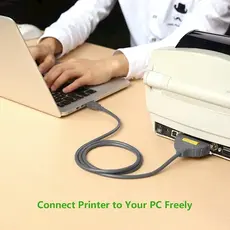 პრინტერის კაბელი UGREEN CR124 (20225) USB to CN36 IEEE1284 Parallel Printer Cable 2m, 6 image