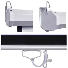 პროექტორის ეკრანი ALLSCREEN MANUAL PROJECTION SCREEN 221X125CM HD FABRIC CWP-100169, 5 image