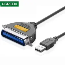პრინტერის კაბელი UGREEN CR124 (20225) USB to CN36 IEEE1284 Parallel Printer Cable 2m, 2 image