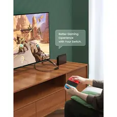 ლან ადაპტერი UGREEN CR111 (20256) USB 3.0 to RJ45 Gigabit Ethernet Adapter, Black, 3 image