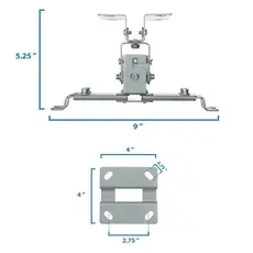 პროექტორის საკიდი 360° გრადუსით მბრუნავი ALLSCREEN PROJECTOR CELLING MOUNT CPMSR-360 ROTATE 360°, 5 image
