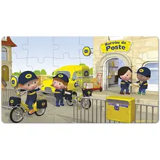 ასაწყობი ფაზლი Janod Set of 2 puzzles Bike Metta J02766, 3 image