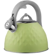 ჩაიდანი Ardesto Kettle Gemini, 2.5 l, green, stainless steel, 2 image
