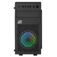 პროცესორის ქეისი 2E Computer case BASIS (RD850) MiniT, Micro ATX,Mini ITX,2xUSB2.0,1xUSB3.0,1x120mm ARGB,acrylic,(side panel), without PSU, black, 3 image