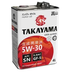 ზეთი TAKAYAMA 5W30 ILSAC GF-5 /SN 4L