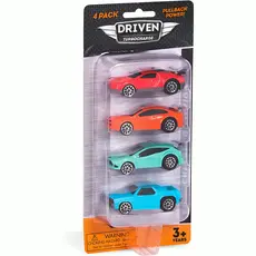 მანქანები DRIVEN TURBOCHARGE PULL-BACK STOCK CARS BLISTER, 3 image