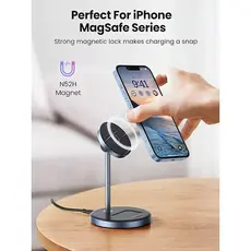 უსადენო დამტენი UGREEN CD317 (90668), Wireless Charger, Black/Blue, 3 image