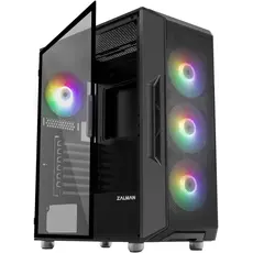 კომპიუტერის ქეისი Zalman Computer case I3 NEO TG BLACK, 2 image