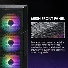 კომპიუტერის ქეისი Zalman Computer case I3 NEO TG BLACK, 5 image