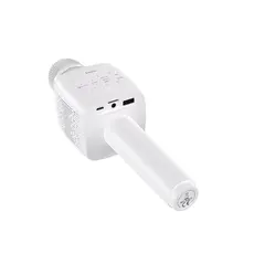 კარაოკე მიკროფონი Hoco BK5 Cantando karaoke microphone white, 3 image