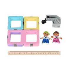 კონსტრუქტორი Magplayer Designer magnetic box set 68 e. MPT2-68, 9 image