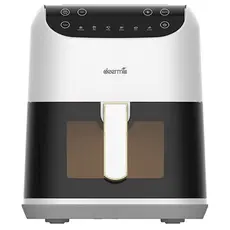 აეროგრილი Xiaomi Deerma DEM-KZ130W, 1300W, 5.5L, Air Fryer, White/Black, 3 image