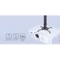 პროექტორის საკიდი Gembird CM-B-01 Adjustable Ceiling Mount For Projector/Beamer, 17 image