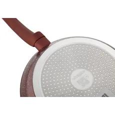 ტაფა Ardesto Fry pan Gemini Piemonte 26 cm, red, aluminium, 5 image