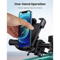 მობილურის დამჭერი UGREEN LP494 (60548), Bike Mount Phone Holder, Black, 3 image