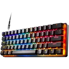 კლავიატურა SteelSeries Keyboard mechanical Apex Pro Mini 61key, HyperMagnetic Switch, USB-A/WL, EN, RGB, black, 2 image