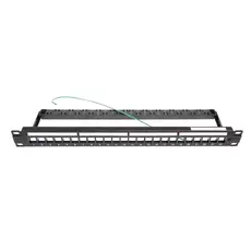 პატჩ პანელი Patch panel AMP open 24xRJ45 UTP/STP SL&TWIST plastic cable holder, 2 image