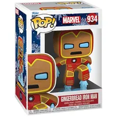 სათამაშო საკოლექციო ფიგურა Funko POP! Bobble Marvel Holiday Gingerbread Iron Man 50658