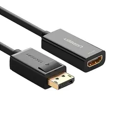 ადაპტერი UGREEN MM137 (40363) DisplayPort to HDMI Female Converter 4K*2K 25cm (Black), 4 image