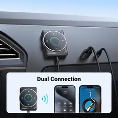 Bluetooth მიმღები UGREEN CM723(35002), Bluetooth 5.4 Aux Car Adapter, Black, 3 image