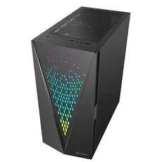 პროცესორის ქეისი 2E GAMING Computer case  GALAXY (G2055) MidT, 2xUSB2.0,1xUSB3.0, 3x120mm ARGB+strip,TG (side panel),without PSU,black, 3 image