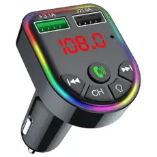 რადიო მოდულატორი Gembird BTT-05 FM-radio transmitter and USB charger Black, 2 image