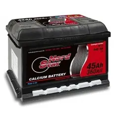 აკუმულატორი NordStar 45 ა/ს JIS მარჯ.