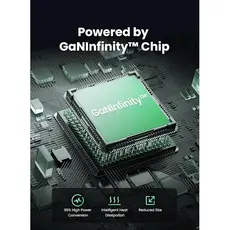 მობილურის დამტენი UGREEN X553 (35042) Nexode Air, 65W, USB, USB-C, Grey, 7 image