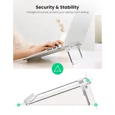 ნოუთბუქის სადგამი UGREEN Desktop Laptop Stand (Silver), 3 image