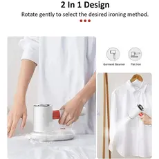 ორთქლის უთო Deerma DEM-HS200, 1000W, 110ML, Steam Iron, White, 3 image