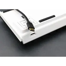 კლავიატურა Ducky Keyboard  One 2 SF, Cherry Red, RGB LED, RU, Black-White, 6 image