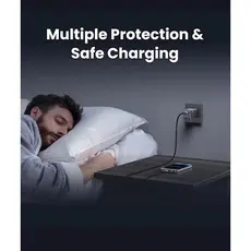 მობილურის დამტენი UGREEN X553 (35042) Nexode Air, 65W, USB, USB-C, Grey, 9 image