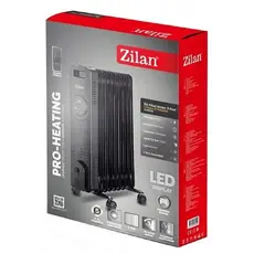 ზეთის გამათბობელი Zilan ZLN8416, 2000W, Oil Radiator, Black, 5 image