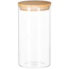 ქილა Ardesto Jar Fresh, 760 ml, round, glass, bamboo, 2 image
